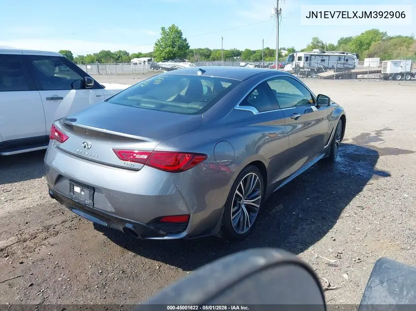 2018 Infiniti Q60 3.0T Luxe VIN: JN1EV7ELXJM392906 Lot: 45001622