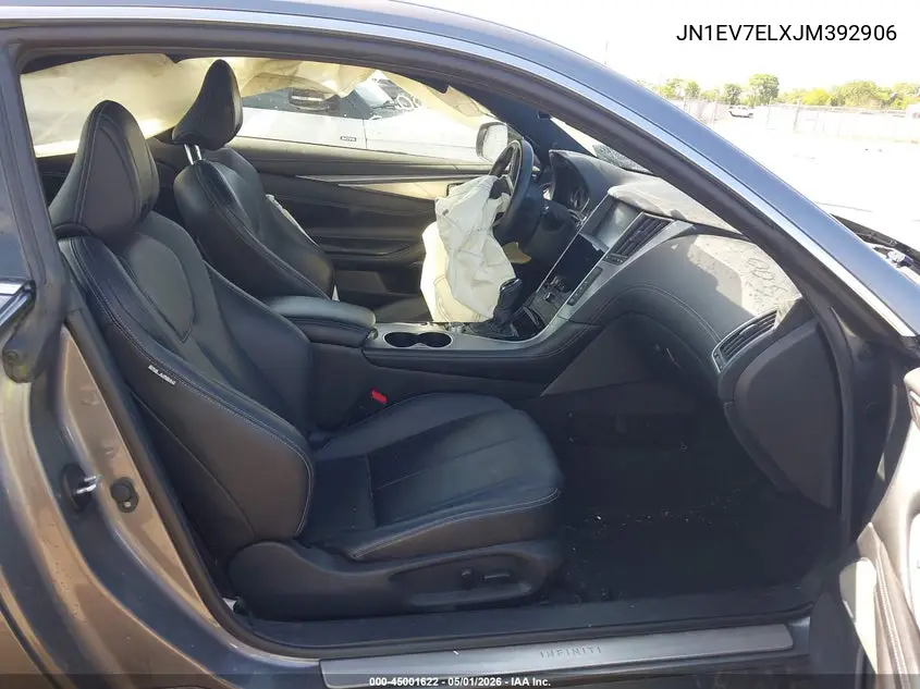 2018 Infiniti Q60 3.0T Luxe VIN: JN1EV7ELXJM392906 Lot: 45001622