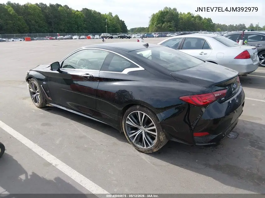 2018 Infiniti Q60 3.0T Luxe VIN: JN1EV7EL4JM392979 Lot: 45080875