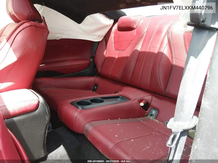 2019 Infiniti Q60 3.0T Red Sport 400 VIN: JN1FV7ELXKM440796 Lot: 45186563
