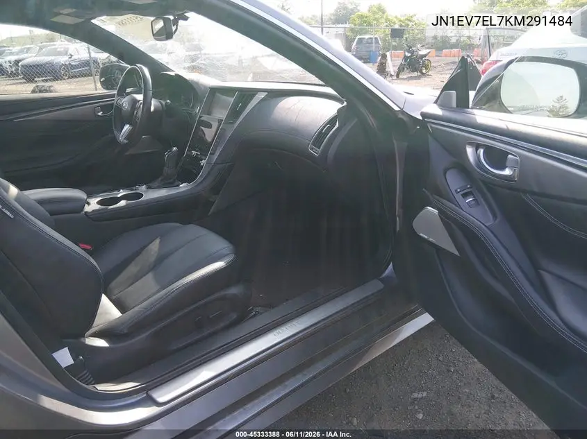 2019 Infiniti Q60 3.0T Luxe VIN: JN1EV7EL7KM291484 Lot: 45333388