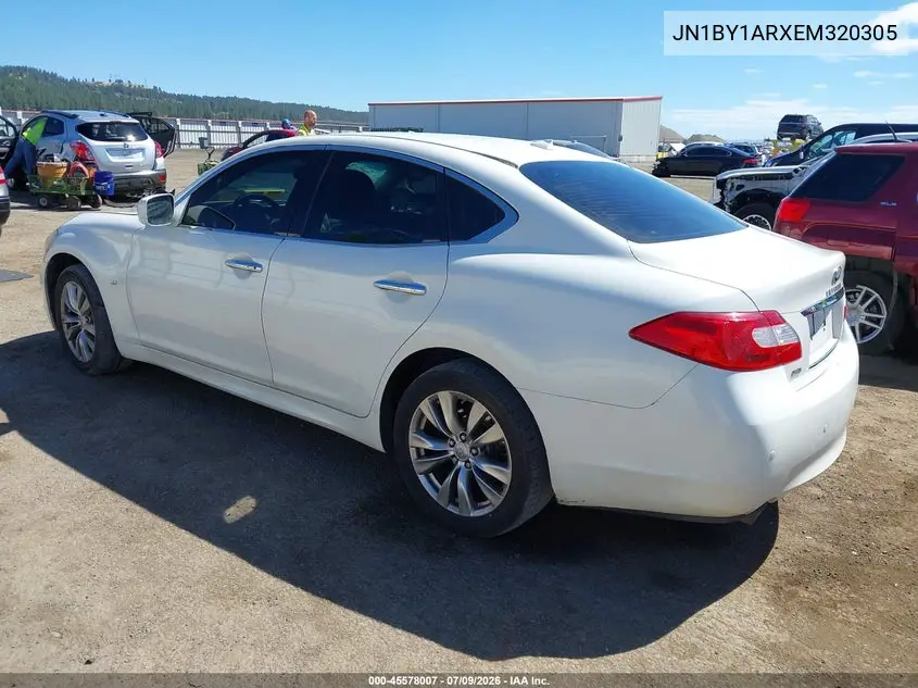 2014 Infiniti Q70 3.7X VIN: JN1BY1ARXEM320305 Lot: 45578007