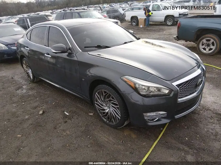 2015 Infiniti Q70L 3.7X VIN: JN1BY1PR1FM830518 Lot: 44459064