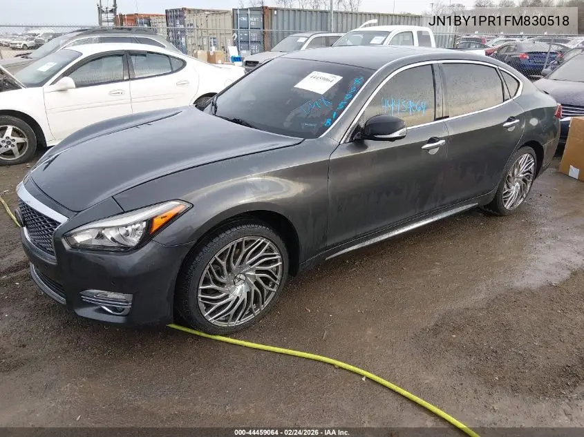 2015 Infiniti Q70L 3.7X VIN: JN1BY1PR1FM830518 Lot: 44459064