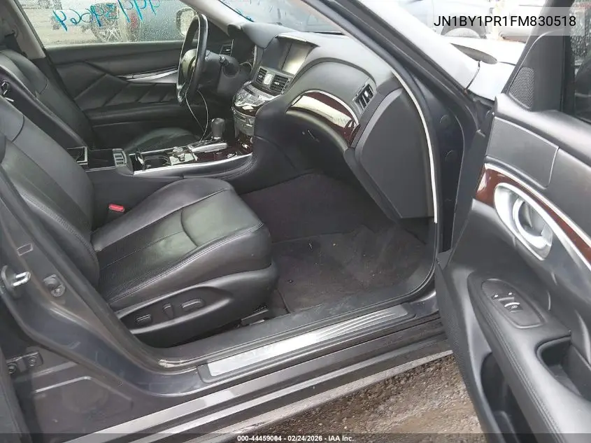 2015 Infiniti Q70L 3.7X VIN: JN1BY1PR1FM830518 Lot: 44459064