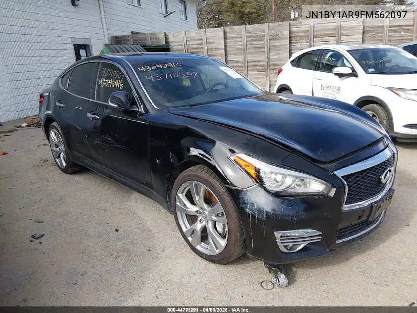 2015 Infiniti Q70 3.7X VIN: JN1BY1AR9FM562097 Lot: 44775291
