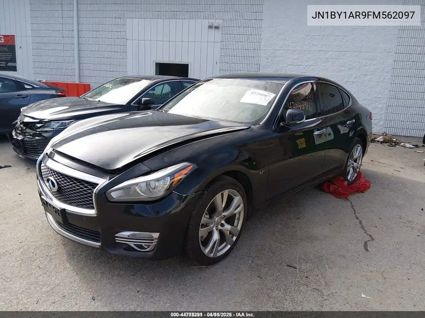 2015 Infiniti Q70 3.7X VIN: JN1BY1AR9FM562097 Lot: 44775291