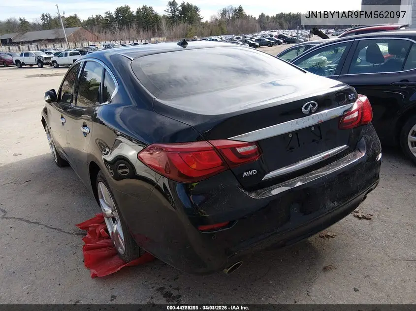 2015 Infiniti Q70 3.7X VIN: JN1BY1AR9FM562097 Lot: 44775291