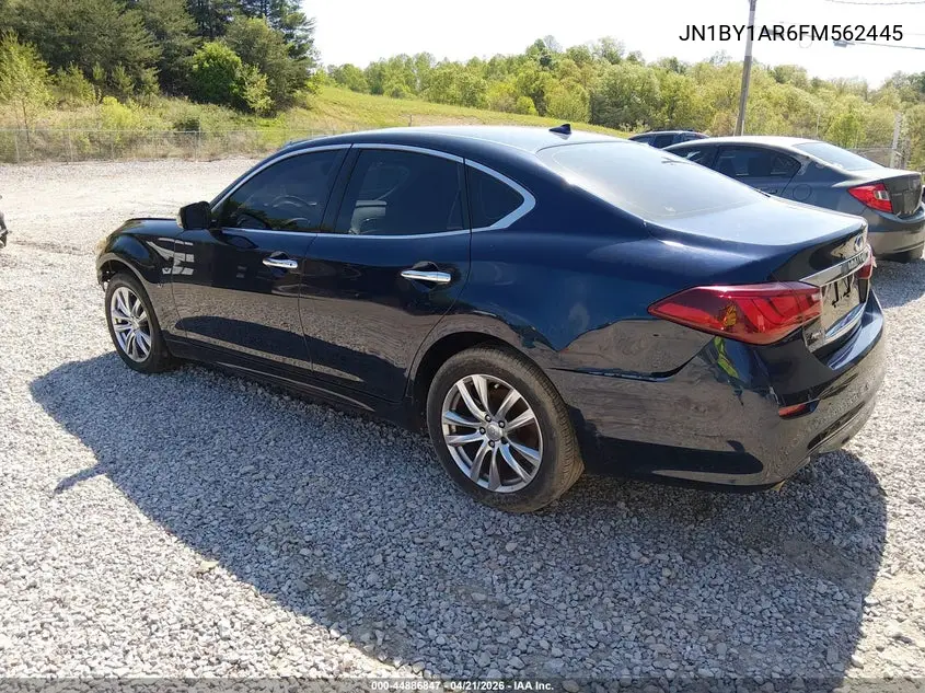 2015 Infiniti Q70 3.7X VIN: JN1BY1AR6FM562445 Lot: 44886847