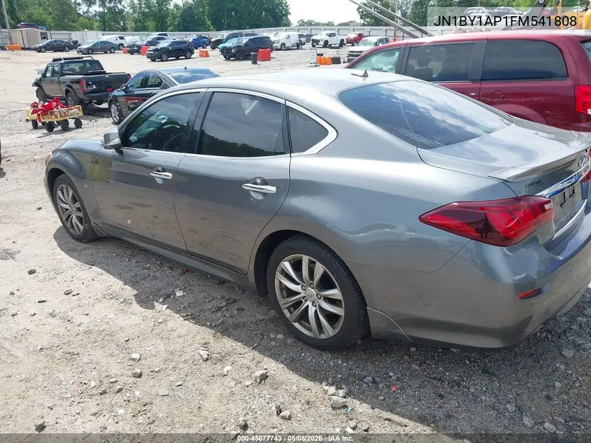 2015 Infiniti Q70 3.7 VIN: JN1BY1AP1FM541808 Lot: 45077743
