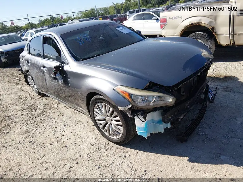 2015 Infiniti Q70L 3.7 VIN: JN1BY1PP5FM601502 Lot: 45078191