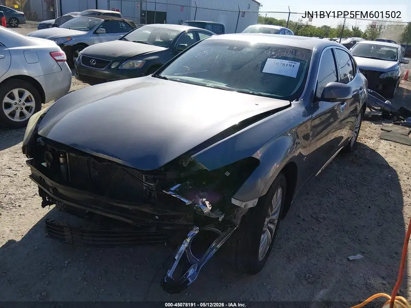 2015 Infiniti Q70L 3.7 VIN: JN1BY1PP5FM601502 Lot: 45078191