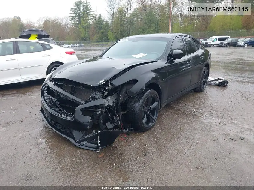 2015 Infiniti Q70 3.7X VIN: JN1BY1AR6FM560145 Lot: 45121918