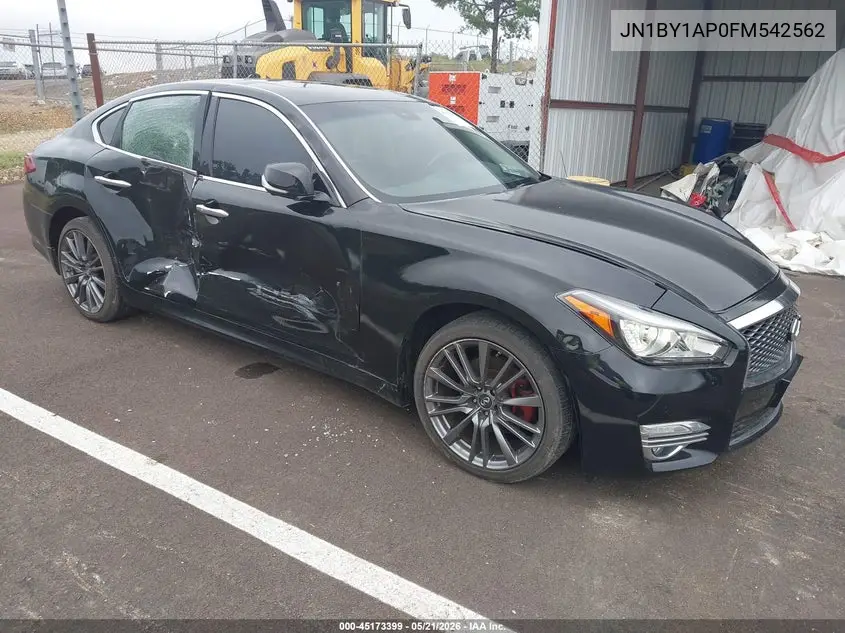 2015 Infiniti Q70 3.7 VIN: JN1BY1AP0FM542562 Lot: 45173399
