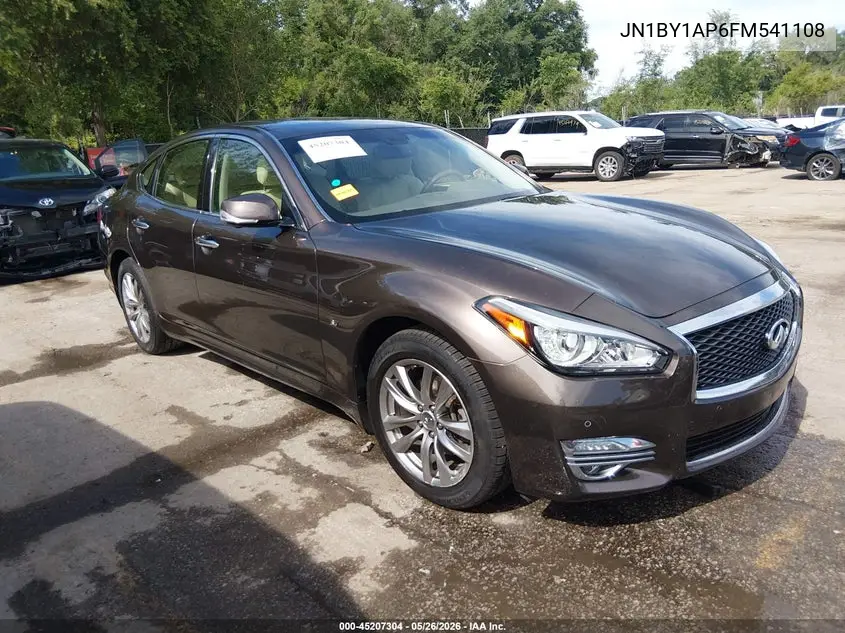 2015 Infiniti Q70 3.7 VIN: JN1BY1AP6FM541108 Lot: 45207304