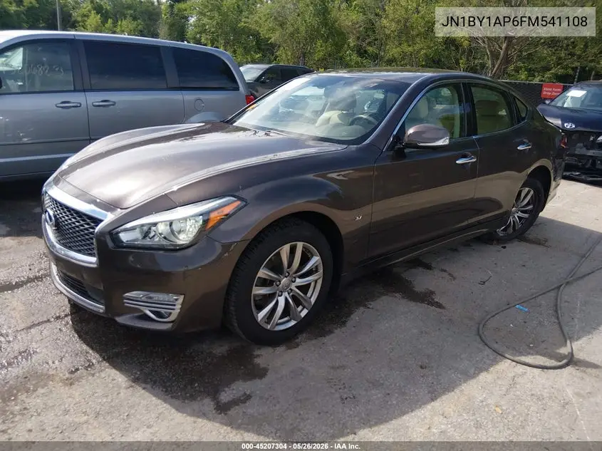 2015 Infiniti Q70 3.7 VIN: JN1BY1AP6FM541108 Lot: 45207304