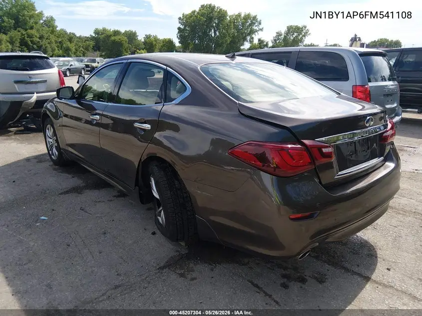 2015 Infiniti Q70 3.7 VIN: JN1BY1AP6FM541108 Lot: 45207304