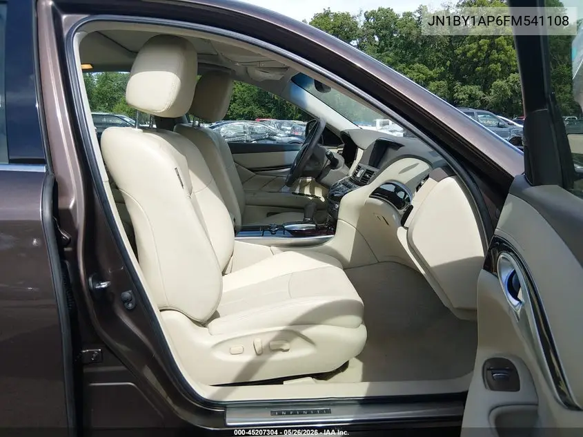 2015 Infiniti Q70 3.7 VIN: JN1BY1AP6FM541108 Lot: 45207304