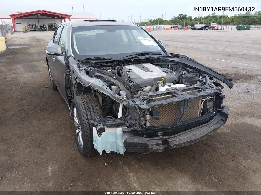 2015 Infiniti Q70 3.7X VIN: JN1BY1AR9FM560432 Lot: 45245502