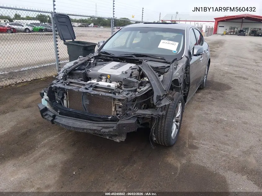 2015 Infiniti Q70 3.7X VIN: JN1BY1AR9FM560432 Lot: 45245502