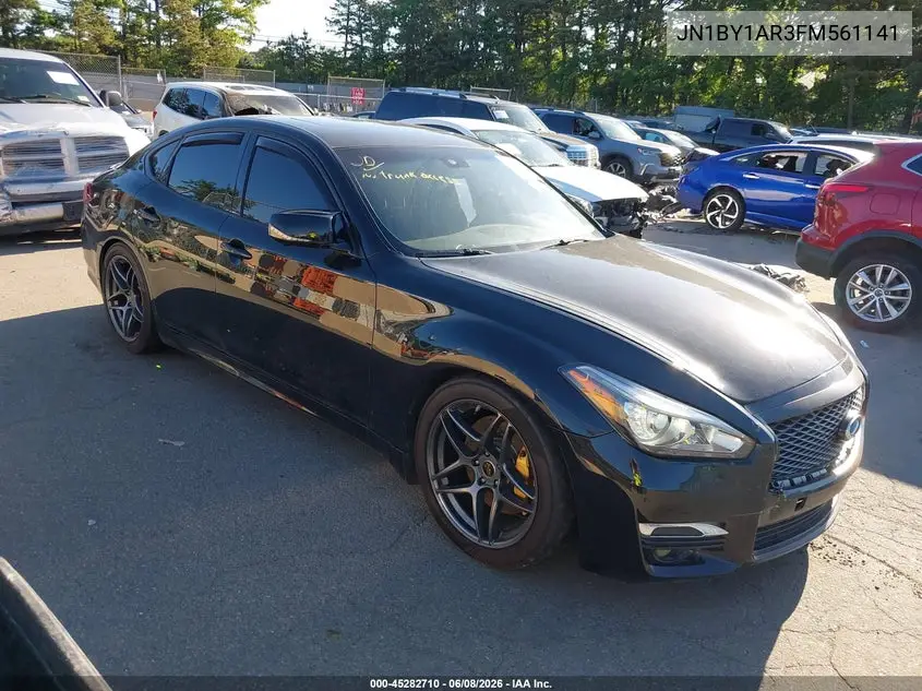 2015 Infiniti Q70 3.7X VIN: JN1BY1AR3FM561141 Lot: 45282710
