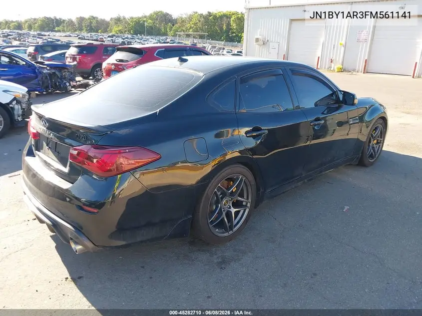 2015 Infiniti Q70 3.7X VIN: JN1BY1AR3FM561141 Lot: 45282710
