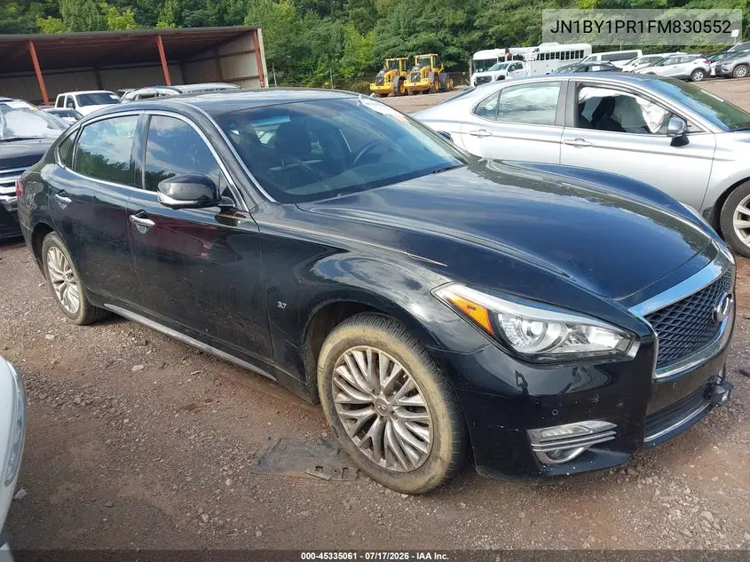 2015 Infiniti Q70L 3.7X VIN: JN1BY1PR1FM830552 Lot: 45335061