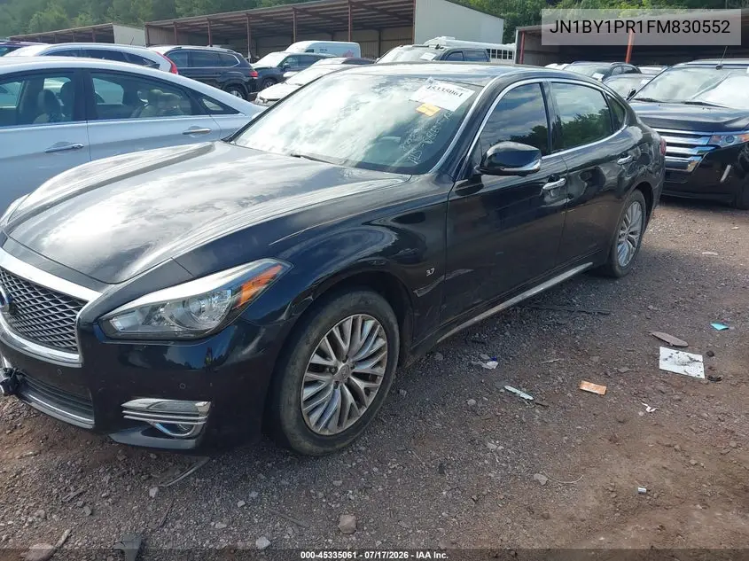 2015 Infiniti Q70L 3.7X VIN: JN1BY1PR1FM830552 Lot: 45335061