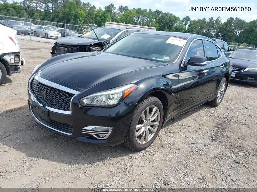2015 Infiniti Q70 3.7X VIN: JN1BY1AR0FM561050 Lot: 45342823