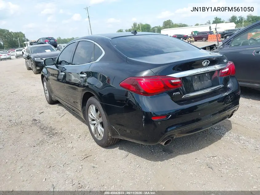2015 Infiniti Q70 3.7X VIN: JN1BY1AR0FM561050 Lot: 45342823