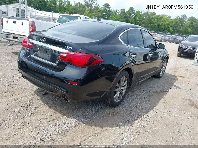 2015 Infiniti Q70 3.7X VIN: JN1BY1AR0FM561050 Lot: 45342823