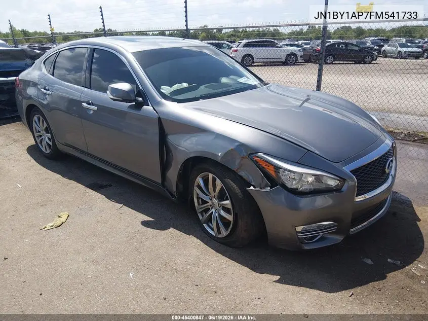 2015 Infiniti Q70 3.7 VIN: JN1BY1AP7FM541733 Lot: 45400847