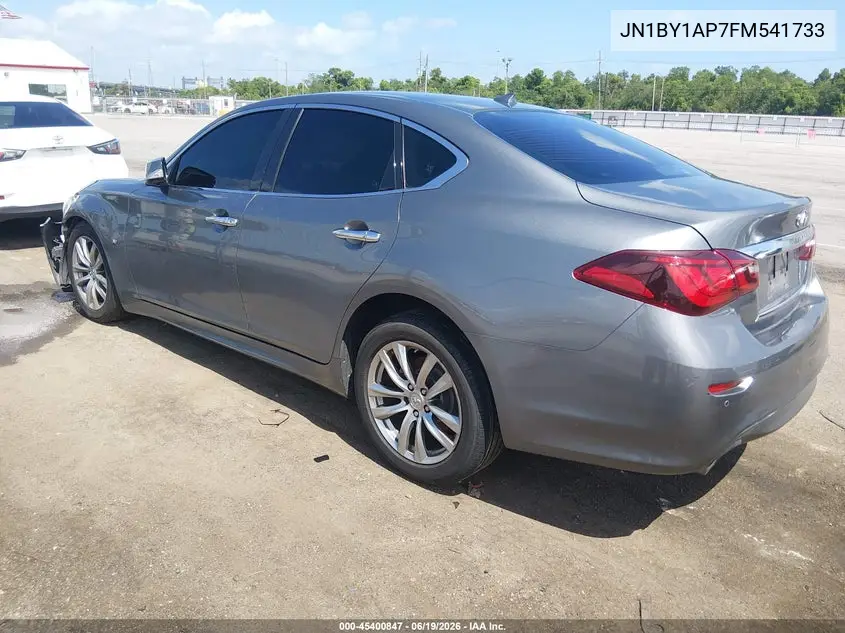 2015 Infiniti Q70 3.7 VIN: JN1BY1AP7FM541733 Lot: 45400847