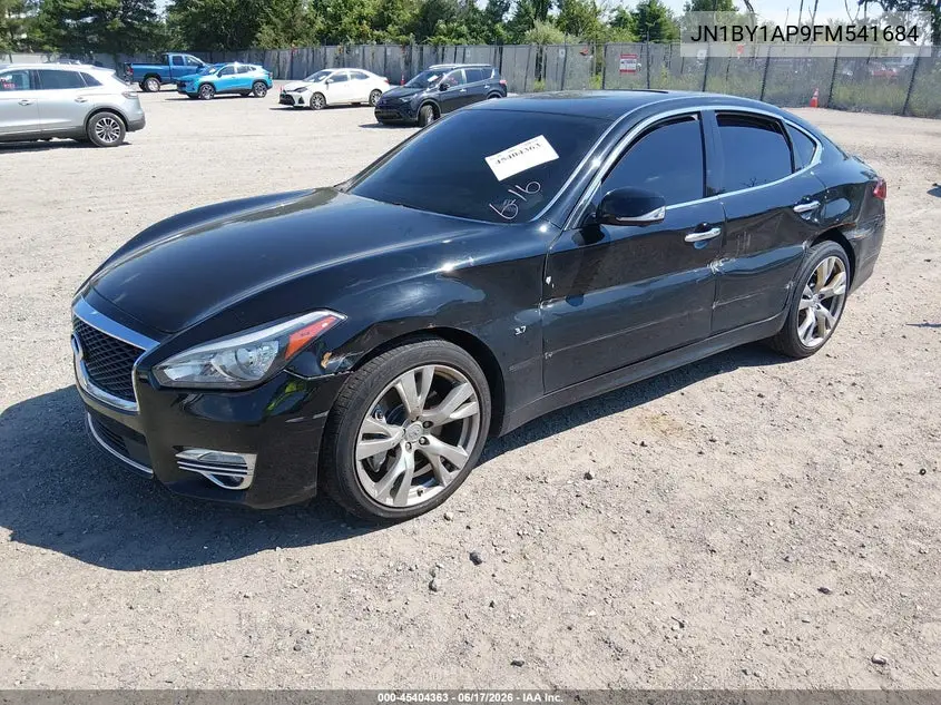 2015 Infiniti Q70 3.7 VIN: JN1BY1AP9FM541684 Lot: 45404363