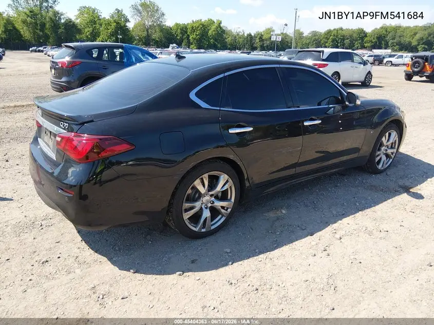 2015 Infiniti Q70 3.7 VIN: JN1BY1AP9FM541684 Lot: 45404363
