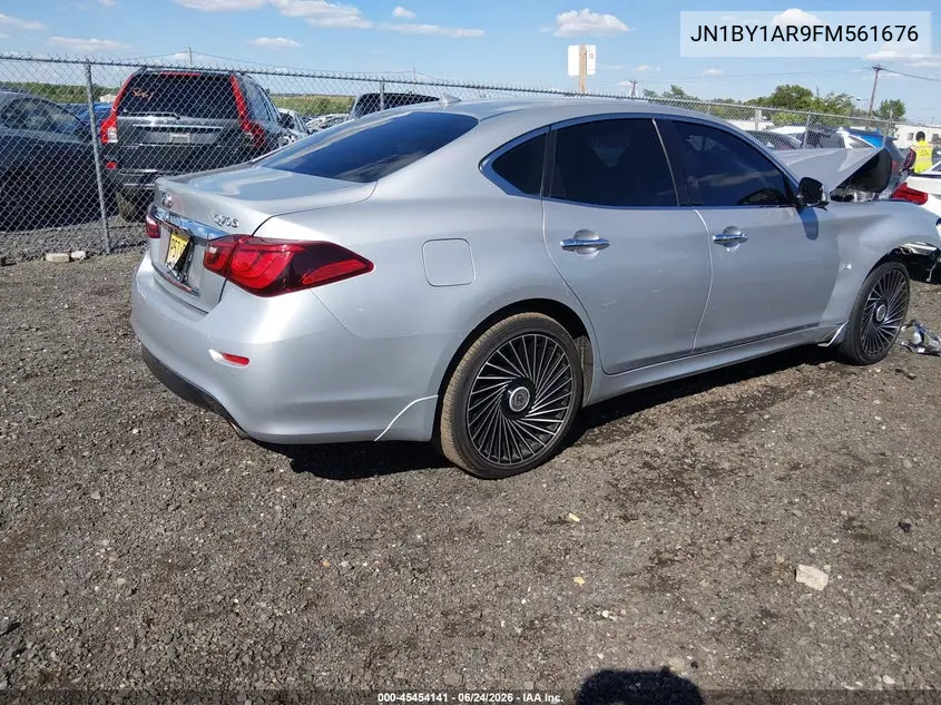 2015 Infiniti Q70 3.7X VIN: JN1BY1AR9FM561676 Lot: 45454141