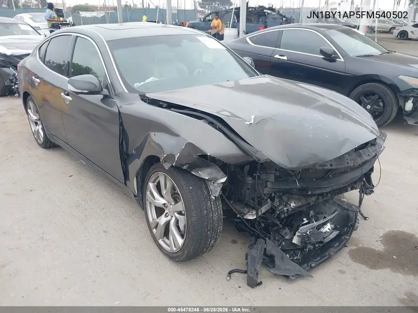 2015 Infiniti Q70 3.7 VIN: JN1BY1AP5FM540502 Lot: 45478246