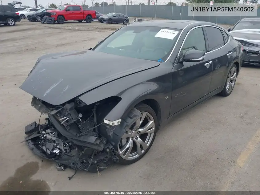 2015 Infiniti Q70 3.7 VIN: JN1BY1AP5FM540502 Lot: 45478246
