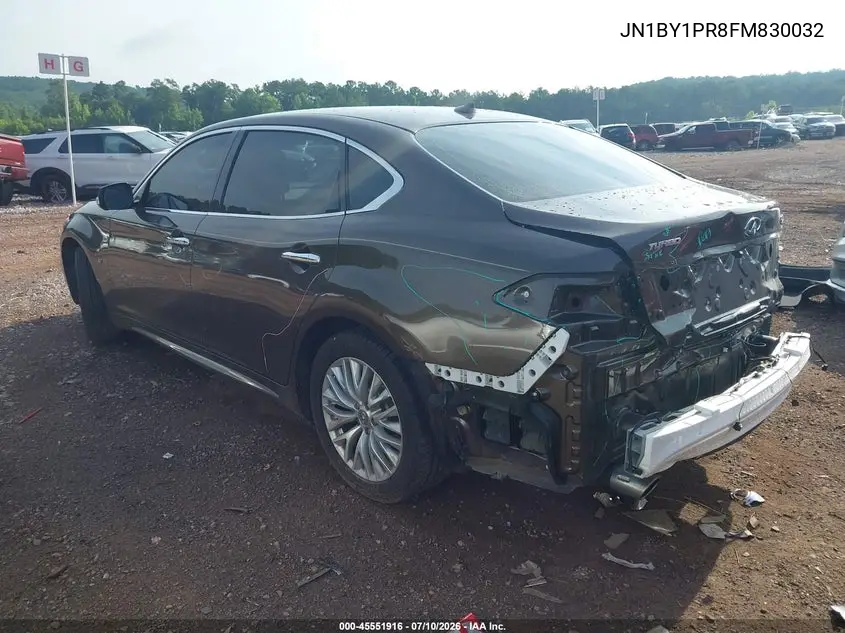 2015 Infiniti Q70L 3.7X VIN: JN1BY1PR8FM830032 Lot: 45551916