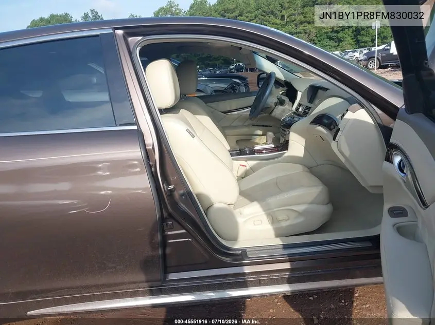 2015 Infiniti Q70L 3.7X VIN: JN1BY1PR8FM830032 Lot: 45551916