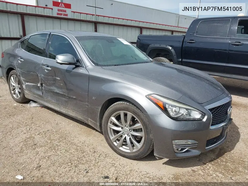 2015 Infiniti Q70 3.7 VIN: JN1BY1AP7FM541005 Lot: 45595604
