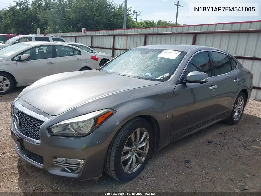 2015 Infiniti Q70 3.7 VIN: JN1BY1AP7FM541005 Lot: 45595604