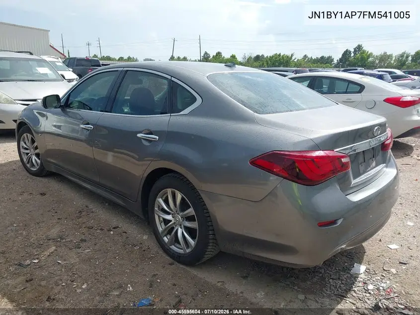 2015 Infiniti Q70 3.7 VIN: JN1BY1AP7FM541005 Lot: 45595604