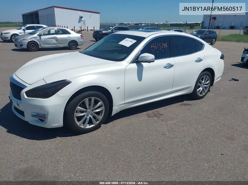 2015 Infiniti Q70 3.7X VIN: JN1BY1AR6FM560517 Lot: 45613986