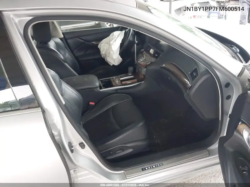 2015 Infiniti Q70L 3.7 VIN: JN1BY1PP7FM600514 Lot: 45681580