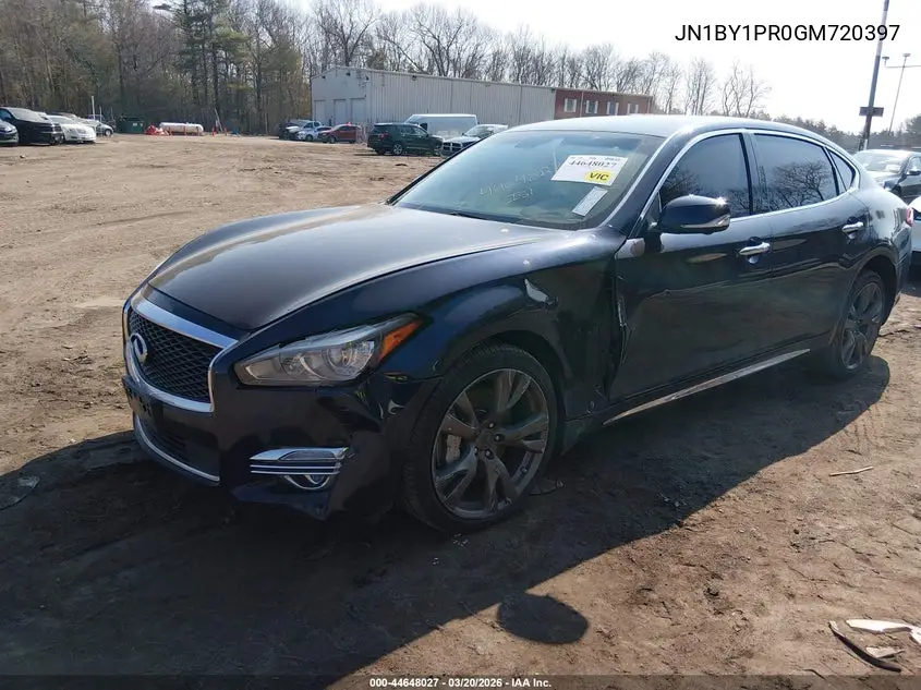 2016 Infiniti Q70L 3.7X VIN: JN1BY1PR0GM720397 Lot: 44648027