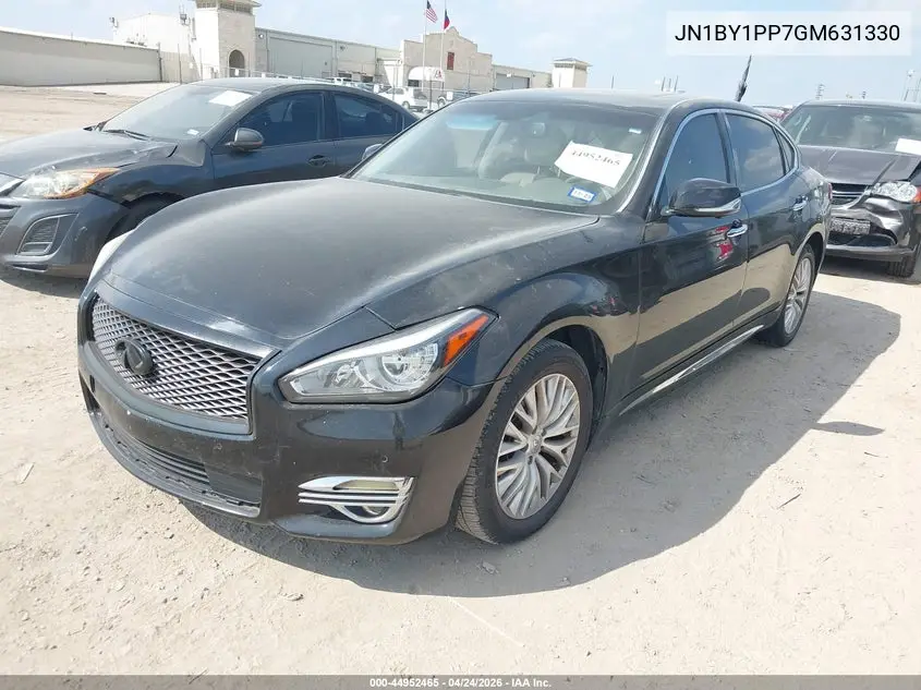 2016 Infiniti Q70L 3.7 VIN: JN1BY1PP7GM631330 Lot: 44952465