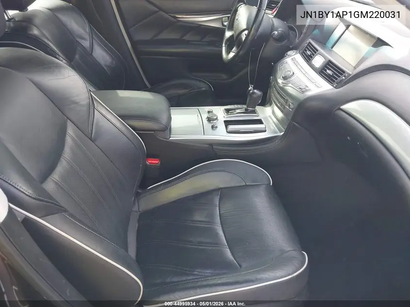 2016 Infiniti Q70 3.7 VIN: JN1BY1AP1GM220031 Lot: 44995934
