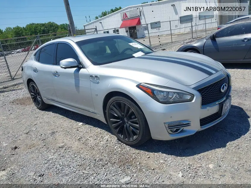 2016 Infiniti Q70 3.7 VIN: JN1BY1AP8GM220057 Lot: 45130318
