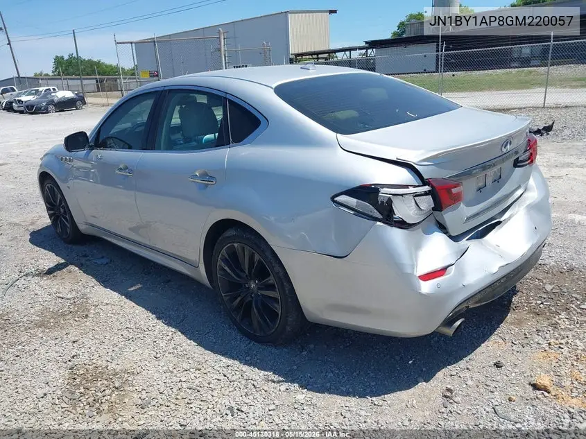 2016 Infiniti Q70 3.7 VIN: JN1BY1AP8GM220057 Lot: 45130318